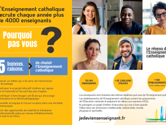 L'enseignement catholique recrute
