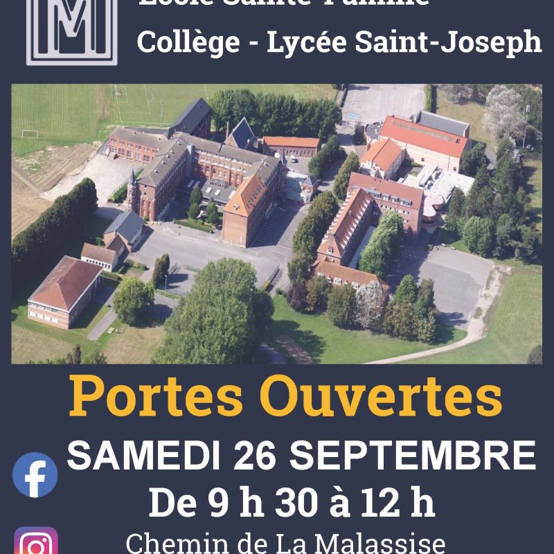 Portes ouvertes samedi 26 septembre 2026