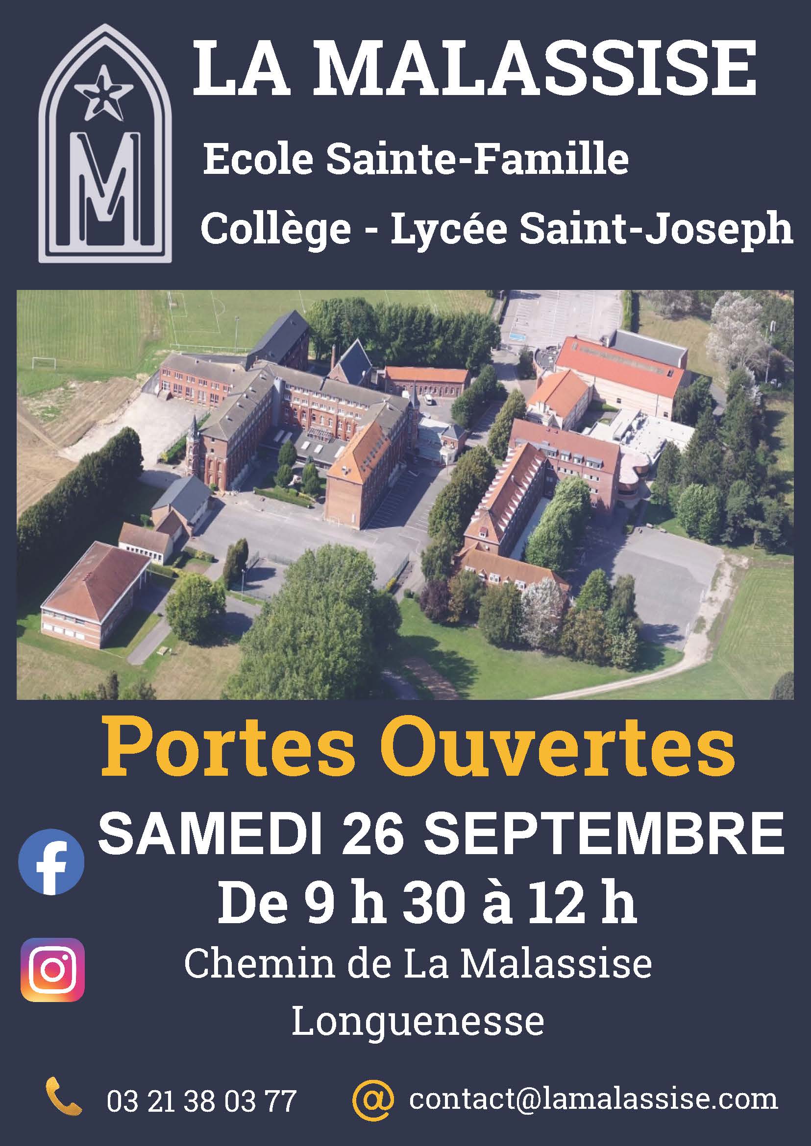 Portes ouvertes samedi 26 septembre 2026
